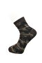 Men's Half Socks Camouflage Military Patterned Cotton Socks Pack of 4 - 2