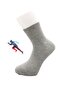 Men's Half Socks Multicolored Cotton Plain Socks 4 Pack - 5