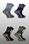 Men's Trekking Hiking Socks 4 Pack - 3