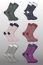 Men's Multicolored Sock Long Striped Patterned Socks Seamless Pack of 6 - 2