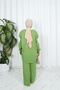 Elegant Collar Detail Knitwear Suit - 5
