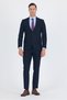 Navy Blue Mono Collar 6 Drop Comfort Fit Full Lining Flexible Suit 1001250010