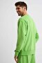 Round Neck Green Men's Sweatshirt Organic Cotton - 3