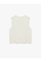 Buttoned Crew Neck Sleeveless Knitwear Vest - 4