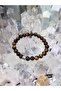 Tiger Eye Natural Stone Bracelet, Certified Natural Stone, Adjustable Elastic Bracelet - 5