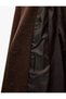 Double Breasted Collar Pocket Long Sleeve Buttoned Cashmere Coat - 6