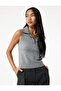 Sleeveless Polo Neck Knitwear Sweater - 2