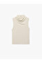 Modal Fabric Slim Fit Stand Collar Sleeveless Blouse - 3
