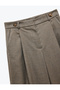 High Waist Pocketed Button Detailed Pleated Palazzo Trousers - 5