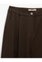 Pleated Plain Wide Leg Palazzo Pants with Pockets - 5