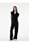 Straight Wide Leg Tracksuit Trousers with Stripe Detail on the Sides and Pockets - 2