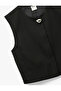 Sleeveless Crew Neck Vest with Metal Accessories - 3