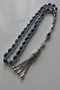 Silver-Enamel Rosary, Four-Drop Model Metal Tassel Rosary. Gift Boxed - 7