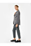 Slim Fit Cigarette Fabric Trousers with Pockets - 2