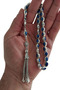 Silver-Enamel Rosary, Four-Drop Model Metal Tassel Rosary. Gift Boxed - 5