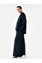 High Waist Wide Leg Palazzo Pants with Pockets and Pleat Detail - 2