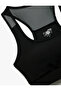 Tulle Detailed Sleeveless U-Neck Sports Bra - 5