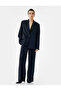 High Waist Wide Leg Palazzo Pants with Pockets and Pleat Detail