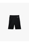 High Waist Slim Fit Printed Interlock Biker Sports Leggings - 3
