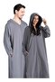 رداء حمام بغطاء رأس رأس وسحاب للعطلات البحرية والشاطئية - 4