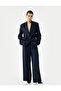 Long Sleeve Double Breasted Blazer Jacket with Button Pockets - 2