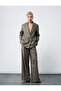 Double Pocket Long Sleeve Double Breasted Blazer Jacket