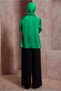SATIN BLUZ 44428 WITH TIE DETAIL - 3