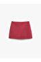 Slim Fit Pocket Detailed Mini Shorts Skirt - 3
