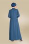 Guipure Detailed Waist Belted Curtain 10216 - 4