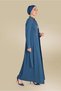 Guipure Detailed Waist Belted Curtain 10216 - 3