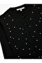 Buttoned Stone Knitwear Black Women's Cardigan 6Wak90305Ht - 5