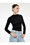 Slim Fit Long Sleeve T-Shirt with Drape Detail