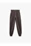High Waist Pocket Comfortable Fit Jogger Anthracite Women's Sweatpants 6Wal40022Ik - 3