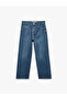 Cotton Straight Leg Pocket Jeans - Straight Jeans - 4