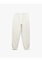 Three Thread Raised Pocket Lace up Printed Comfortable Fit Jogger Sweatpants - 4