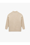 High Neck Long Sleeve Pocket Detailed Oversize Knitwear Tunic - 5