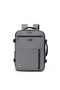 BACK PACK VIBE | Oxford Fabric Laptop Backpack - Grey
