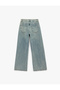 Wide Leg Comfortable Fit Cotton Jeans - Wide Leg Jeans - 5