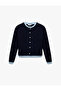 Long Sleeve Ribbed Buttoned Crew Neck Knitwear Cardigan - 3