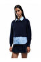 Long Sleeve Shirt Collar Hair Knitting Textured Viscose Blended Sweater