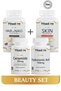 Beauty Set - Skin, Hair Vitamins > Skin Gummy, Hair&Nails Gummy, Ceramide and Hyaluronic Acid