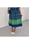 Green Patterned Terikoton Dress - 5