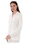 Women's Shirt Collar Ecru Boxed Pajama Set with 2 Socks as a Gift - 2
