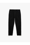 Cotton Pocket Detail Relaxed Cut Waist Lace up Canvas Pants - 3