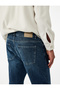 Cotton Regular Waist Tapered Fit Jean Trousers - 3