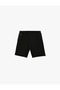 Sports Shorts with Lace-Up Waist and Fabric Detail - 5