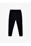 Cotton Zippered Pocket Waist Lace-Up Jogger Sweatpants - 4