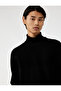 Long Sleeve Turtleneck Basic Knit Sweater - 2