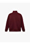 Long Sleeve Ribbed Basic Half Zip Sweatshirt - 4