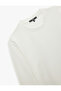 Long Sleeve Crew Neck Basic Sweatshirt - 5